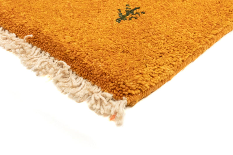 Gabbeh Teppich - Perser 133 x 88 cm - gold
