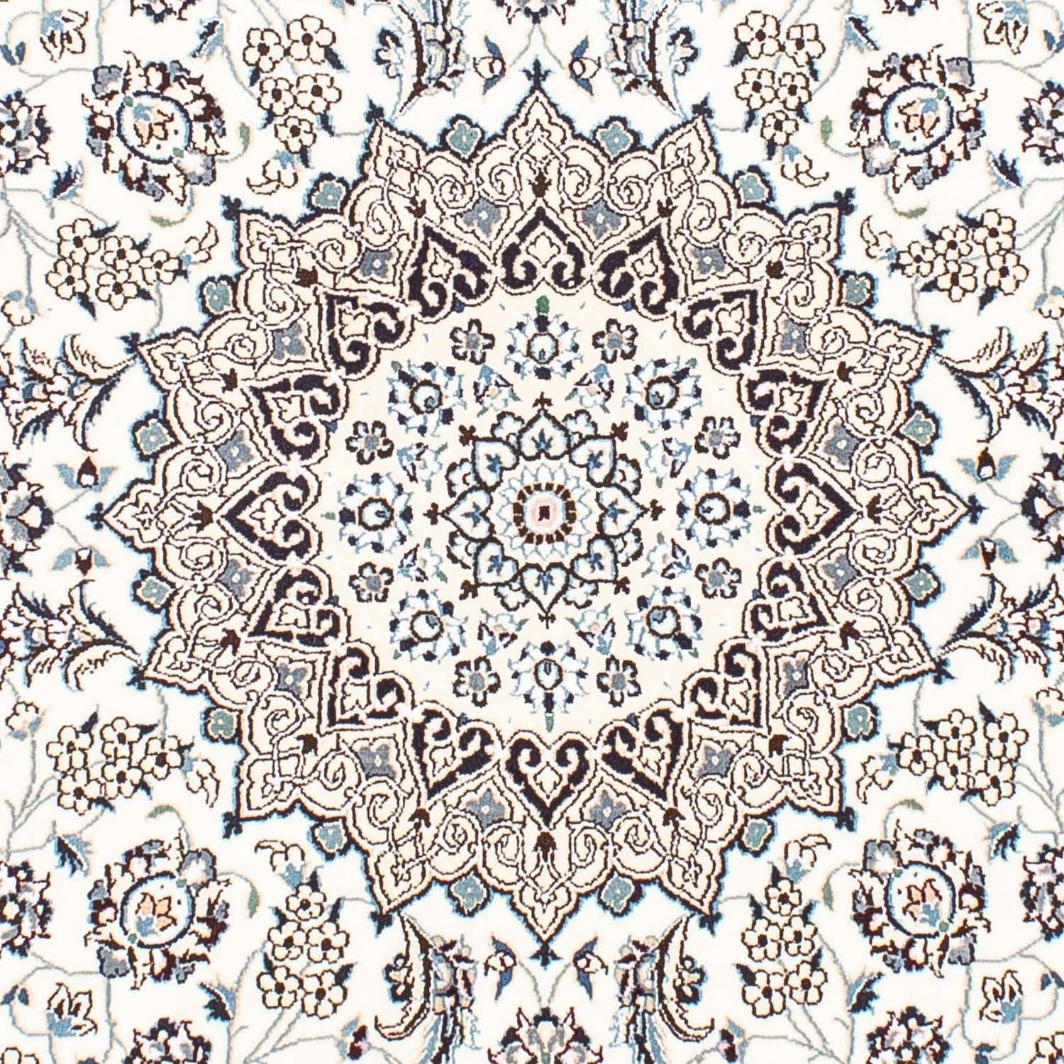 Perserteppich - Nain - Royal 205 x 198 cm Quadratischer Teppich