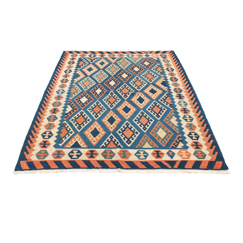 Kelim Teppich - Oriental 222 x 158 cm - blau