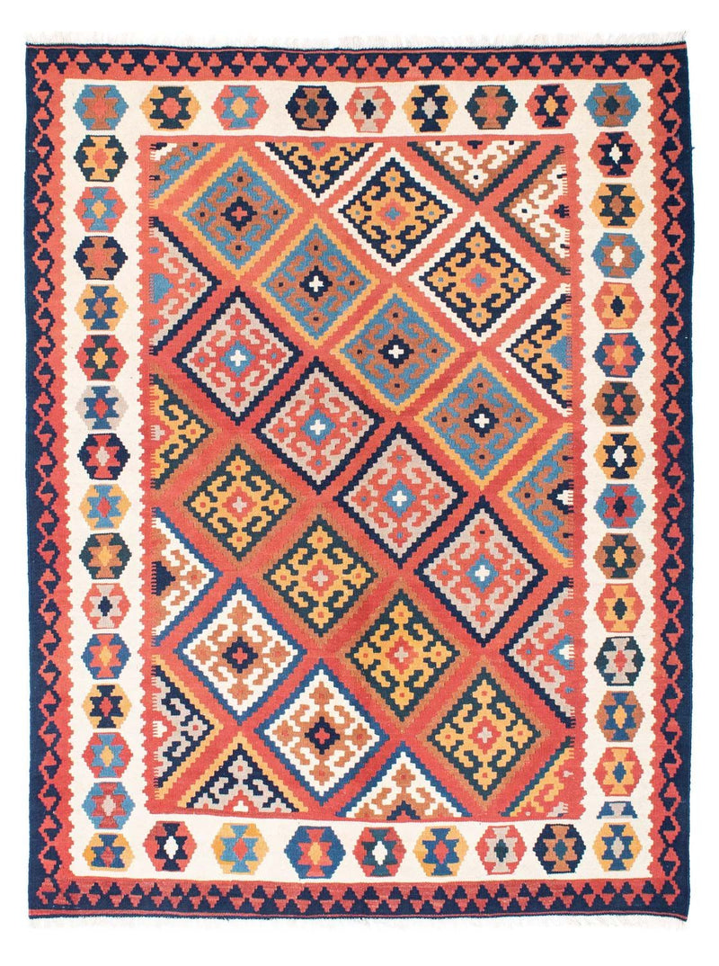 Kelim Teppich - Oriental 206 x 156 cm - rost