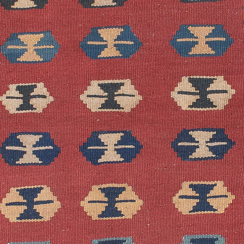 Kelim Teppich - Oriental 163 x 112 cm - dunkelrot