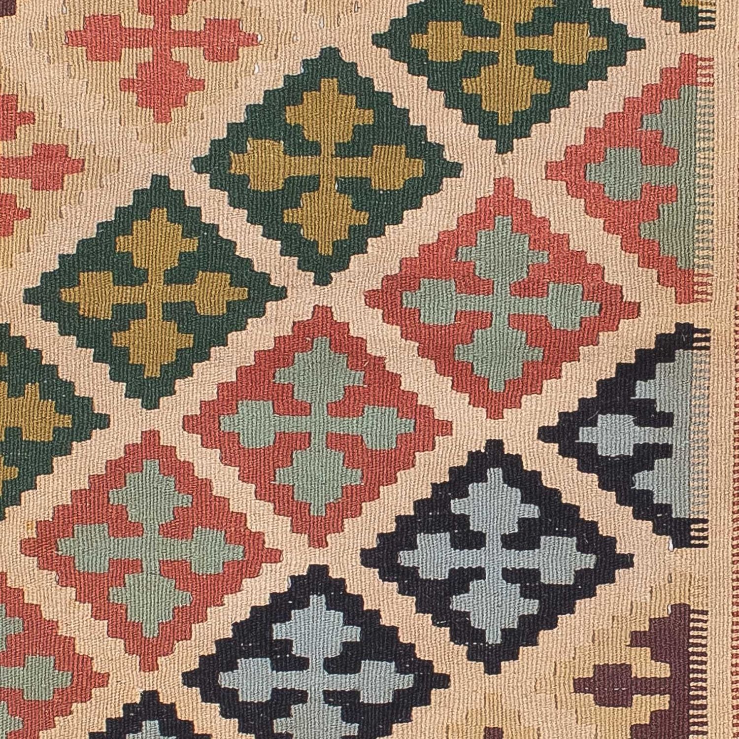 Kelim Teppich - Oriental 158 x 110 cm - mehrfarbig