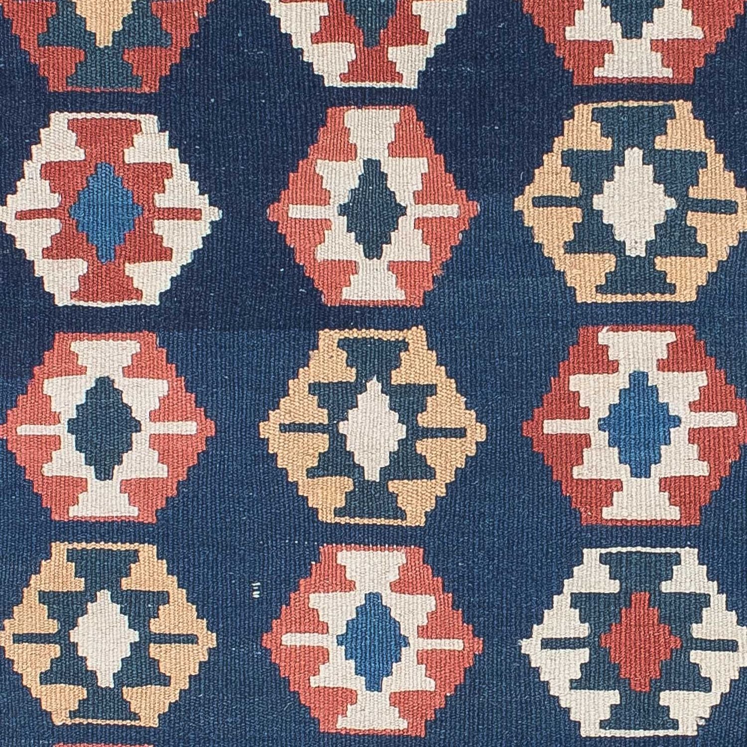 Kelim Teppich - Oriental 186 x 104 cm - blau