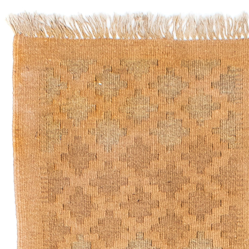 Kelim Teppich - Oriental 200 x 84 cm - hellbraun