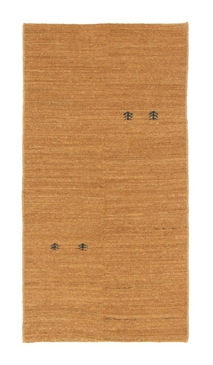 Gabbeh Teppich - Perser 132 x 68 cm - braun