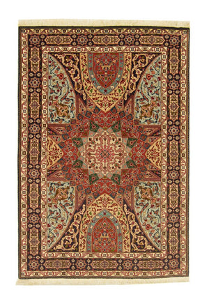 Perserteppich - Täbriz - Royal 151 x 102 cm Teppichbrücke