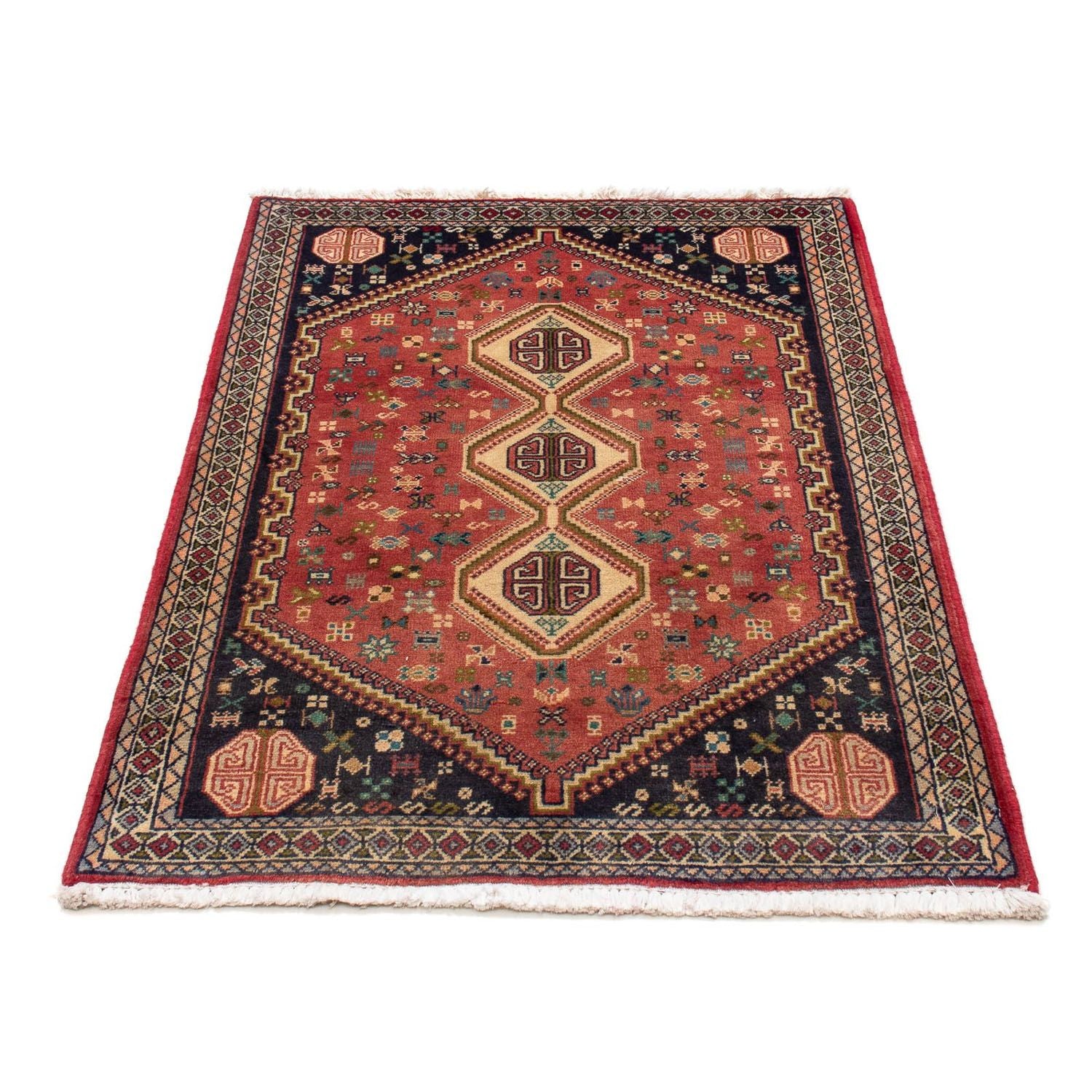 Perserteppich - Nomadic 123 x 78 cm - hellrot