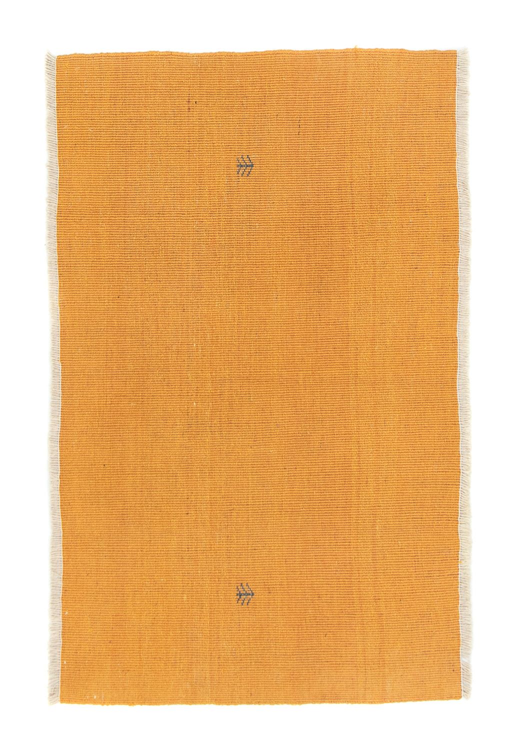 Gabbeh Teppich - Perser 123 x 78 cm - gold