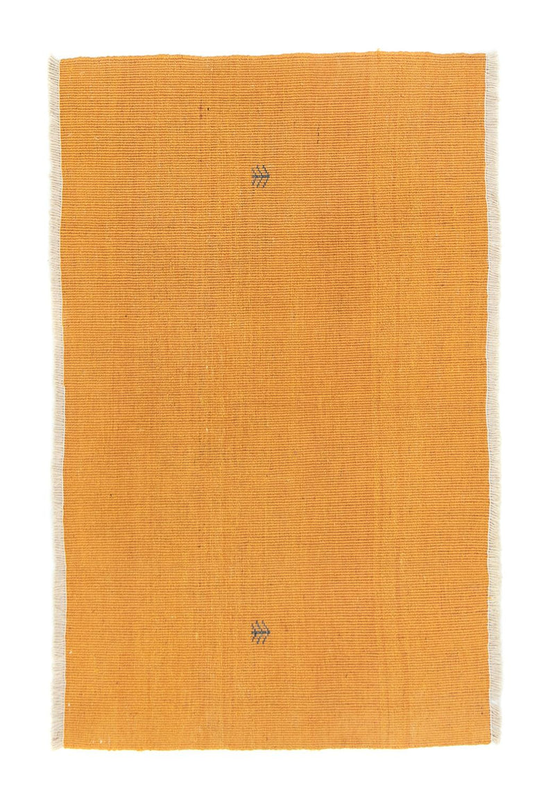Gabbeh Teppich - Perser 123 x 78 cm - gold