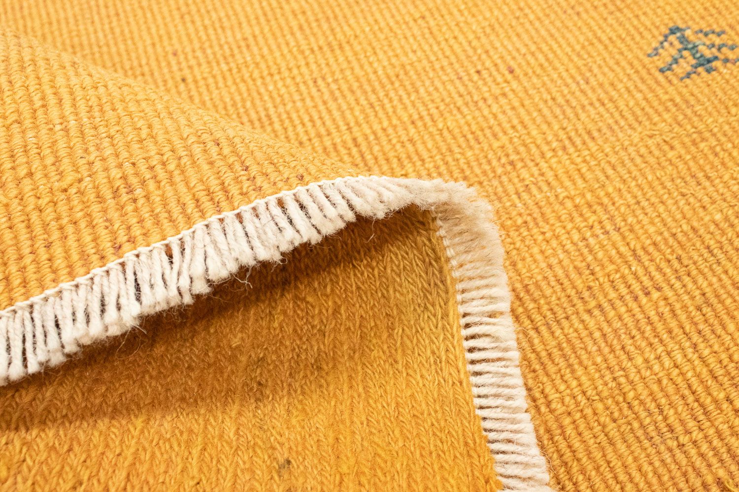 Gabbeh Teppich - Perser 123 x 78 cm - gold