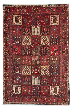 Perserteppich - Nomadic 310 x 210 cm - dunkelrot