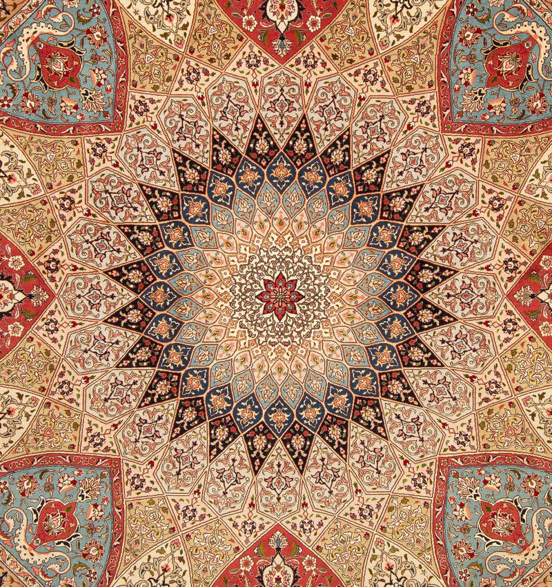 Perserteppich - Täbriz - Royal 254 x 250 cm Quadratischer Teppich