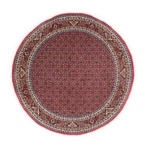 Perserteppich - Bidjar 155 x 155 cm - dunkelrot