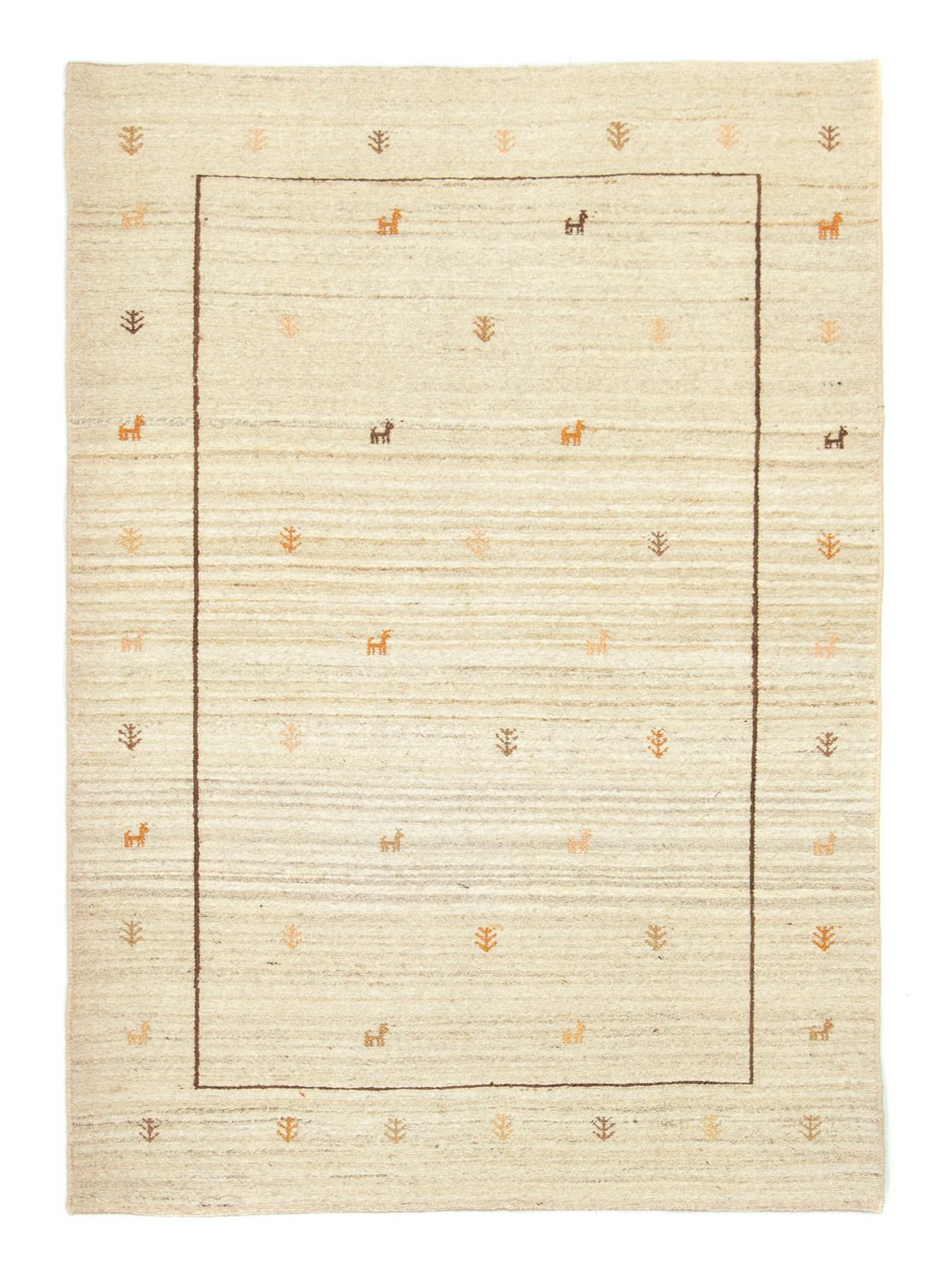 Gabbeh Teppich - Perser 172 x 123 cm - beige