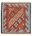 Kelim Teppich - Oriental 105 x 101 cm - rot