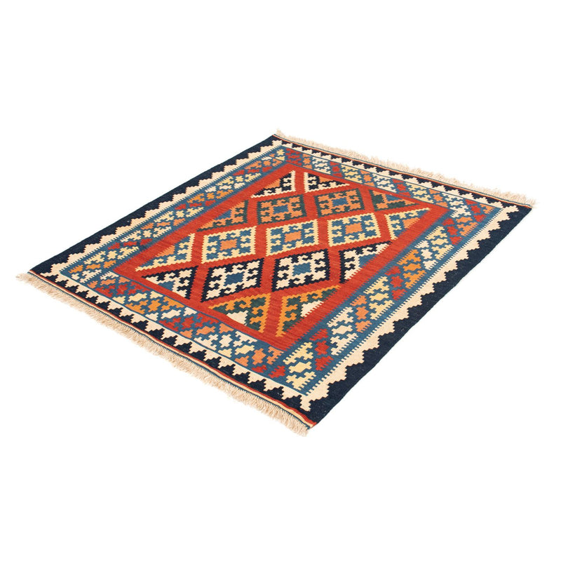 Kelim Teppich - Oriental 105 x 101 cm - rot