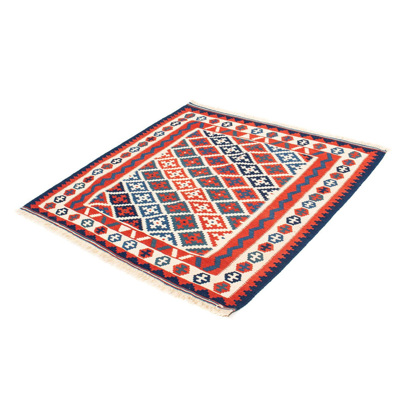 Kelim Teppich - Oriental 104 x 100 cm - mehrfarbig
