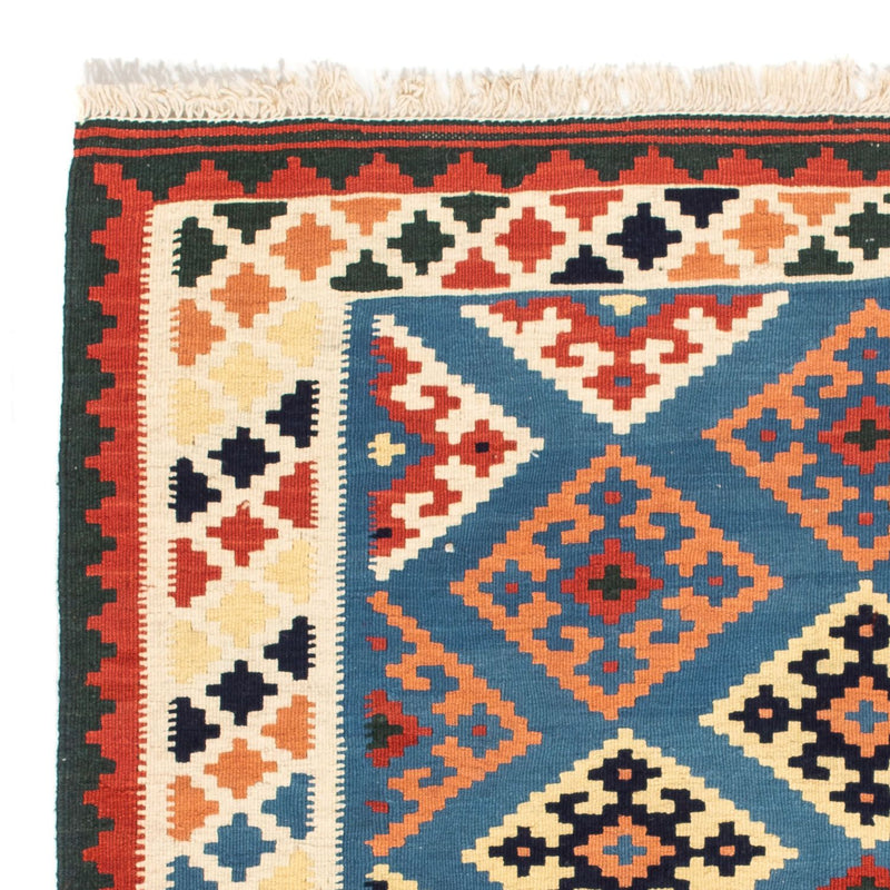 Kelim Teppich - Oriental 104 x 100 cm - dunkelblau