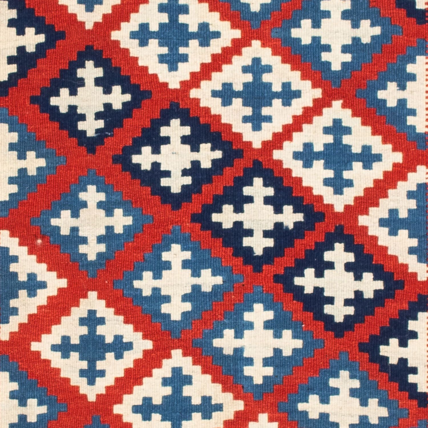 Kelim Teppich - Oriental 103 x 100 cm - dunkelblau