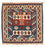 Kelim Teppich - Oriental 102 x 100 cm - blau