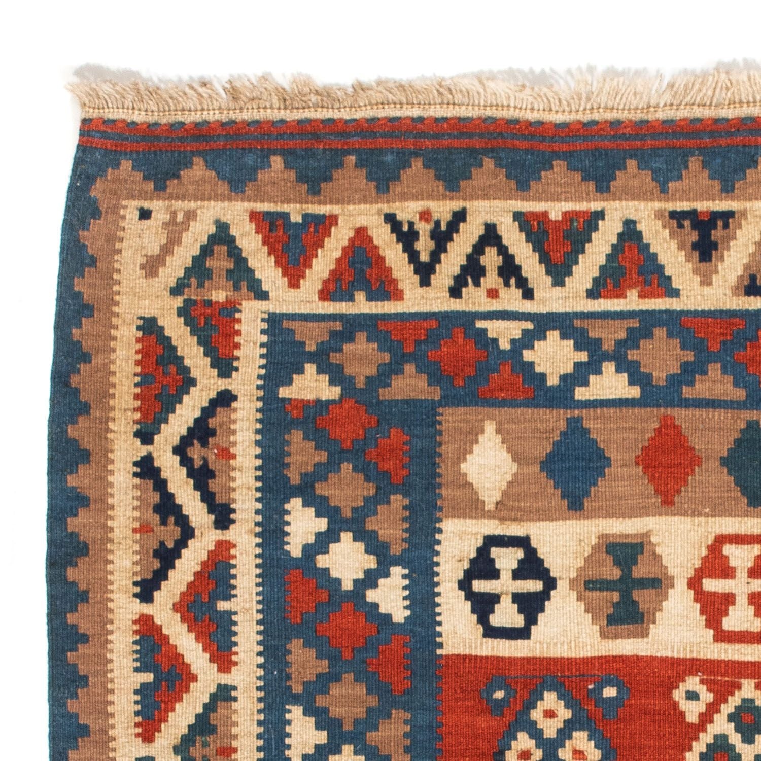 Kelim Teppich - Oriental 102 x 100 cm - blau