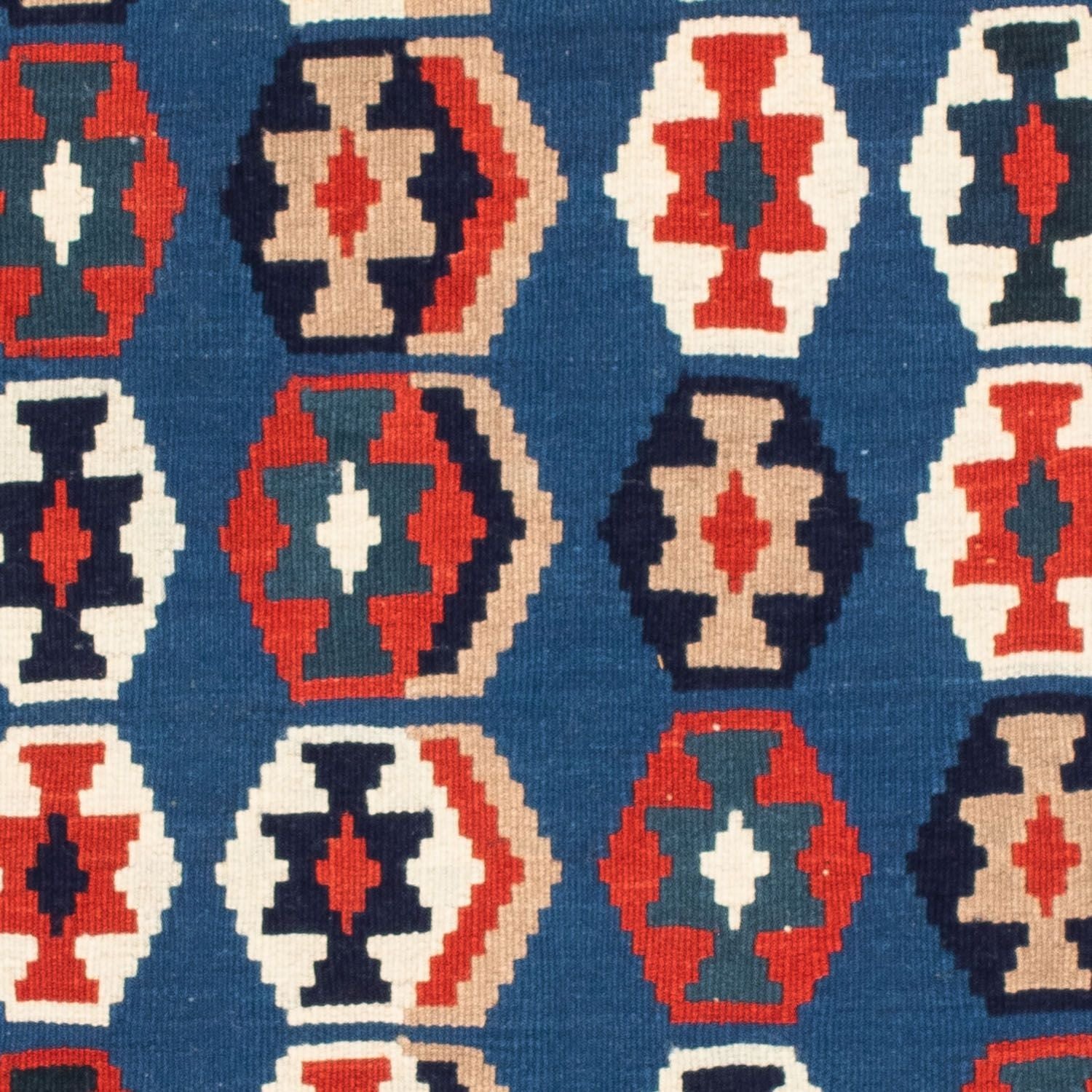 Kelim Teppich - Oriental 105 x 105 cm - dunkelblau