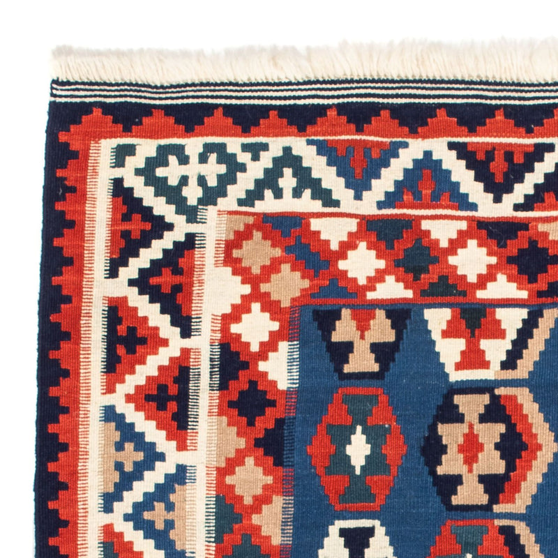 Kelim Teppich - Oriental 105 x 105 cm - dunkelblau