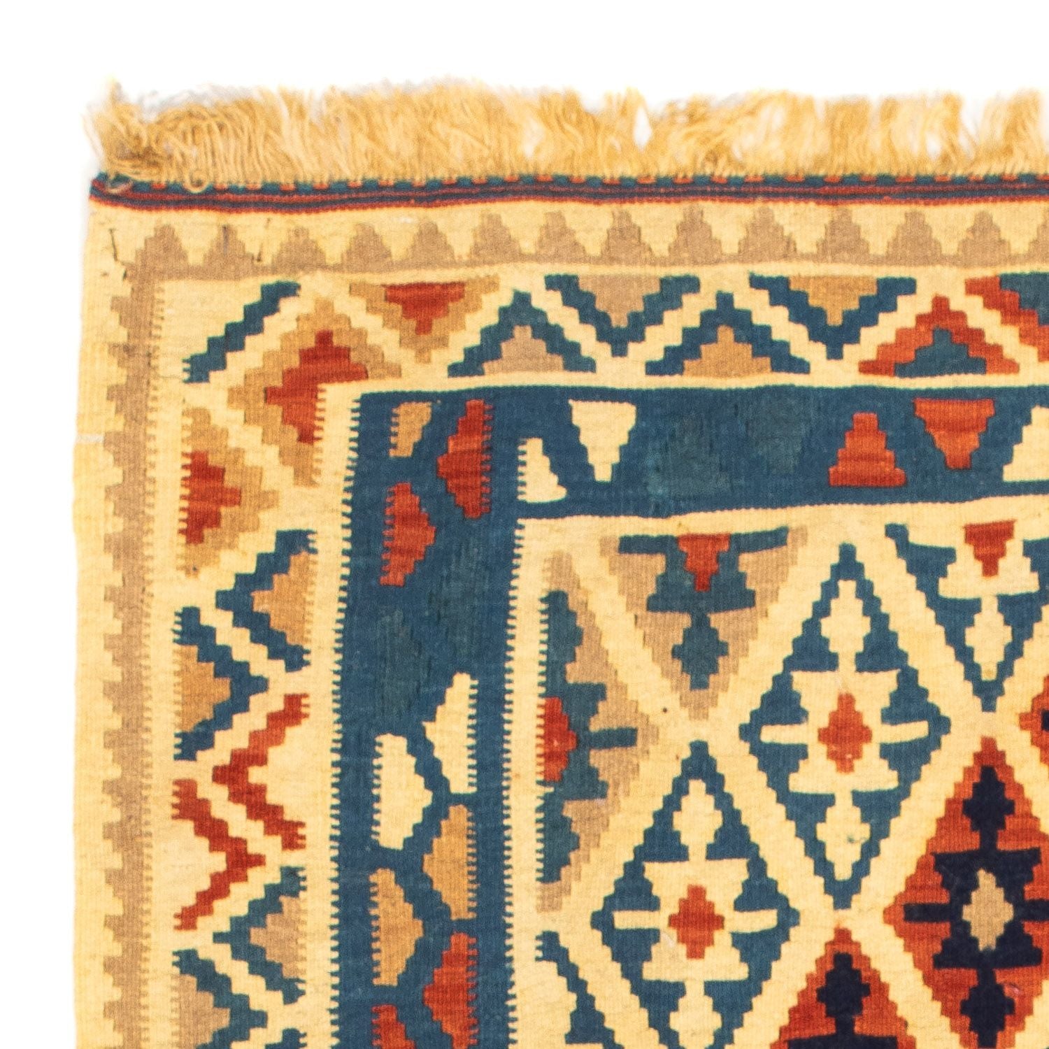 Kelim Teppich - Oriental 105 x 102 cm - mehrfarbig