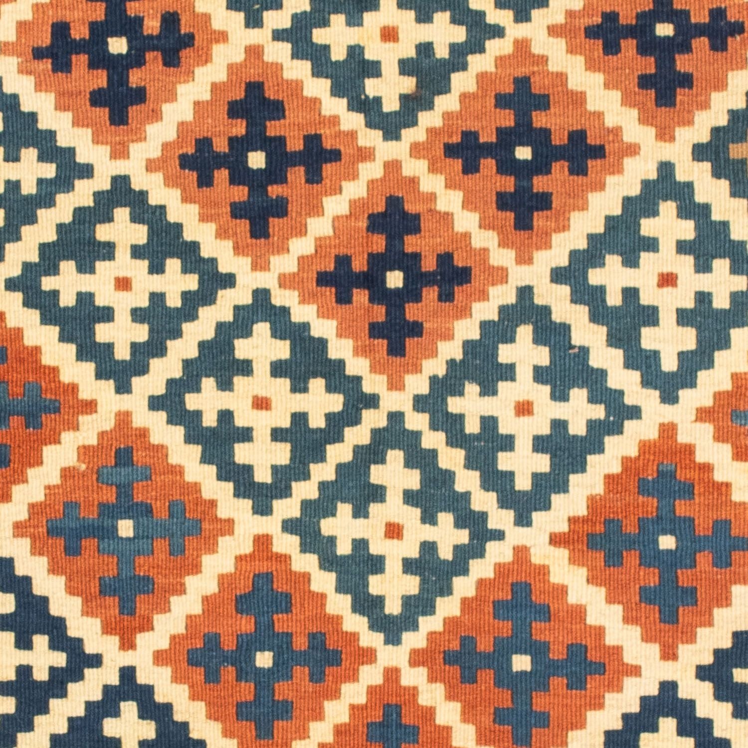 Kelim Teppich - Oriental 105 x 103 cm - orange