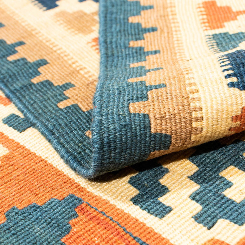 Kelim Teppich - Oriental 105 x 103 cm - orange