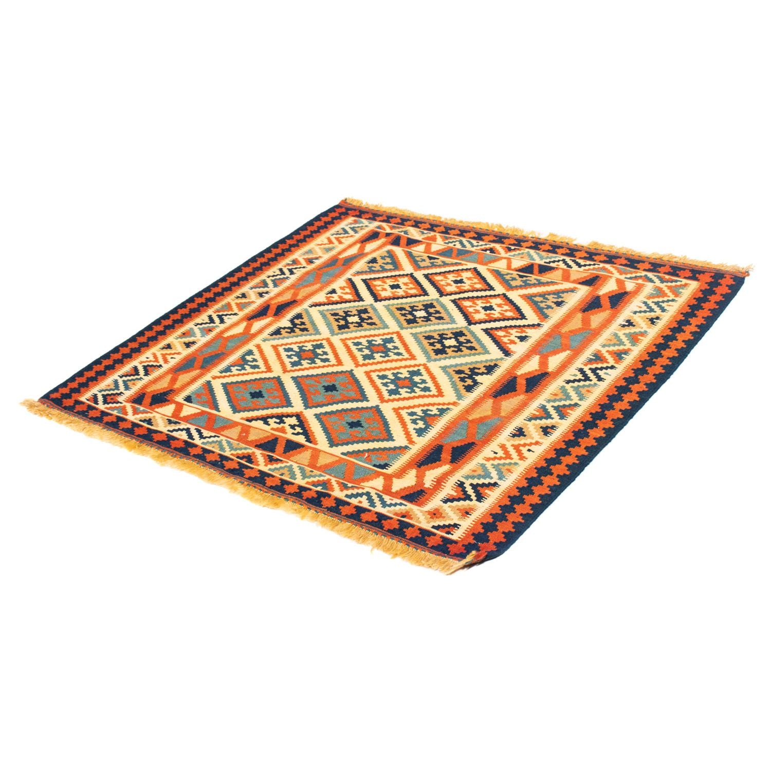 Kelim Teppich - Oriental 103 x 100 cm - beige