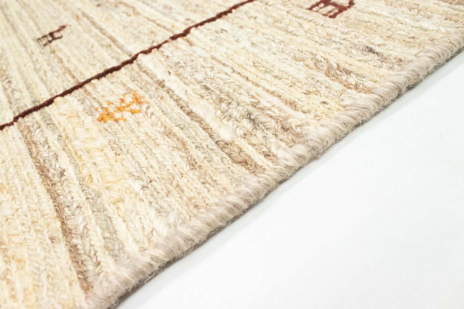 Gabbeh Teppich - Perser 174 x 121 cm - beige
