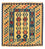 Kelim Teppich - Oriental 101 x 95 cm - gold