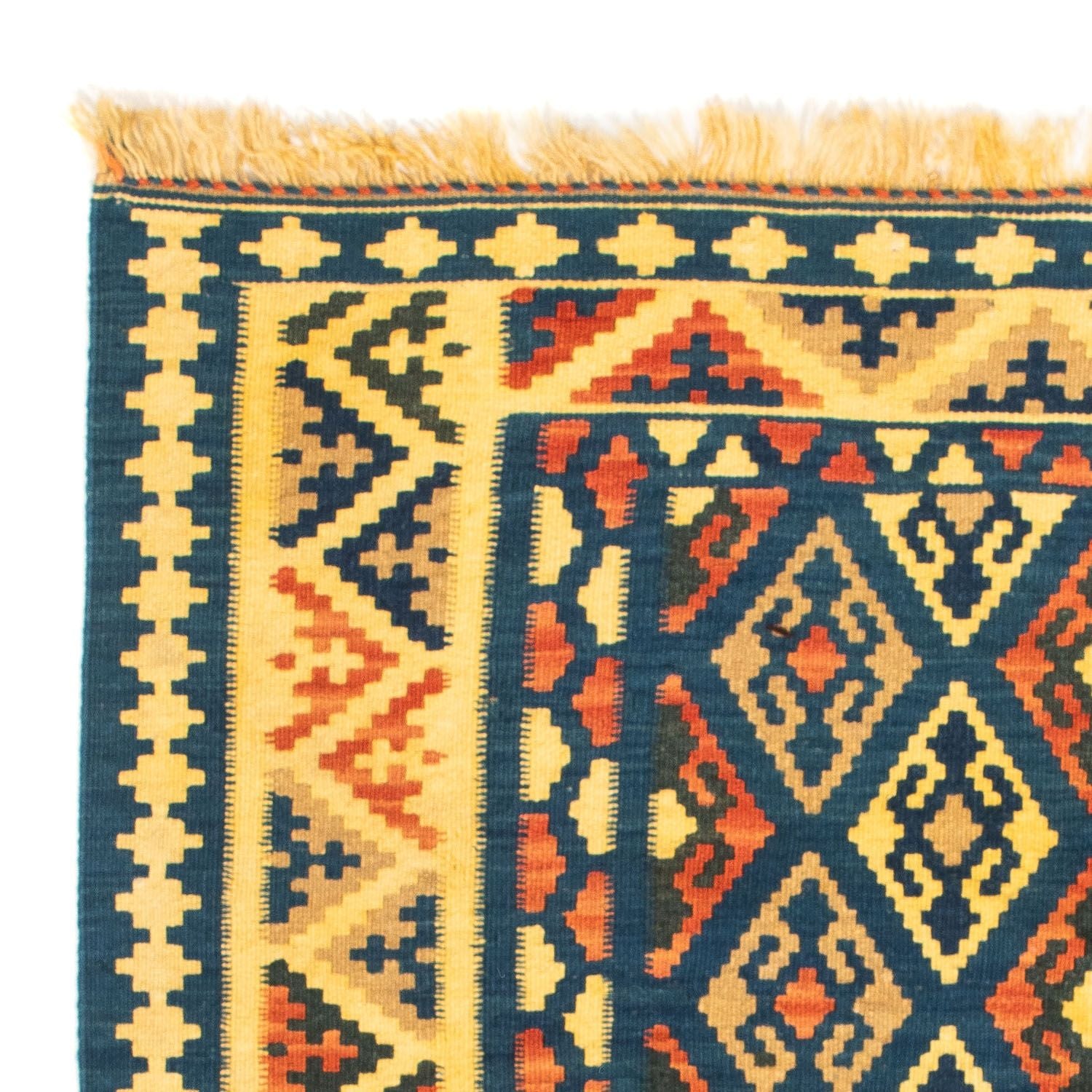 Kelim Teppich - Oriental 107 x 100 cm - dunkelblau