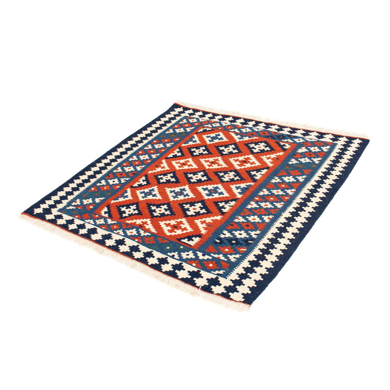 Kelim Teppich - Oriental 103 x 100 cm - dunkelblau