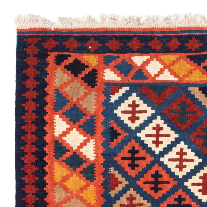 Kelim Teppich - Oriental 104 x 100 cm - dunkelblau