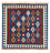 Kelim Teppich - Oriental 103 x 100 cm - dunkelblau