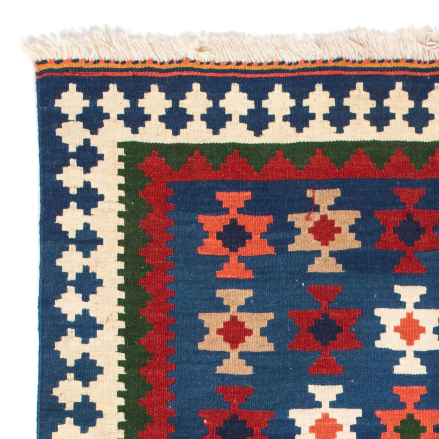 Kelim Teppich - Oriental 103 x 100 cm - dunkelblau
