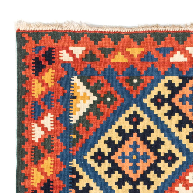 Kelim Teppich - Oriental 104 x 100 cm - dunkelblau