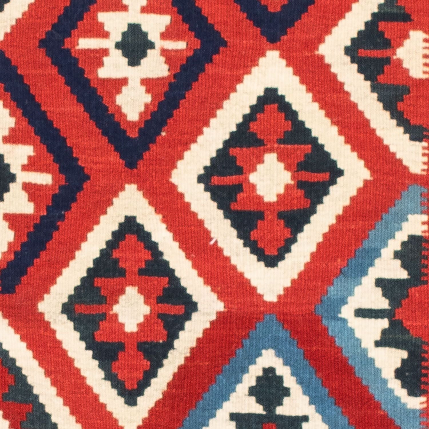 Kelim Teppich - Oriental 104 x 102 cm - dunkelrot