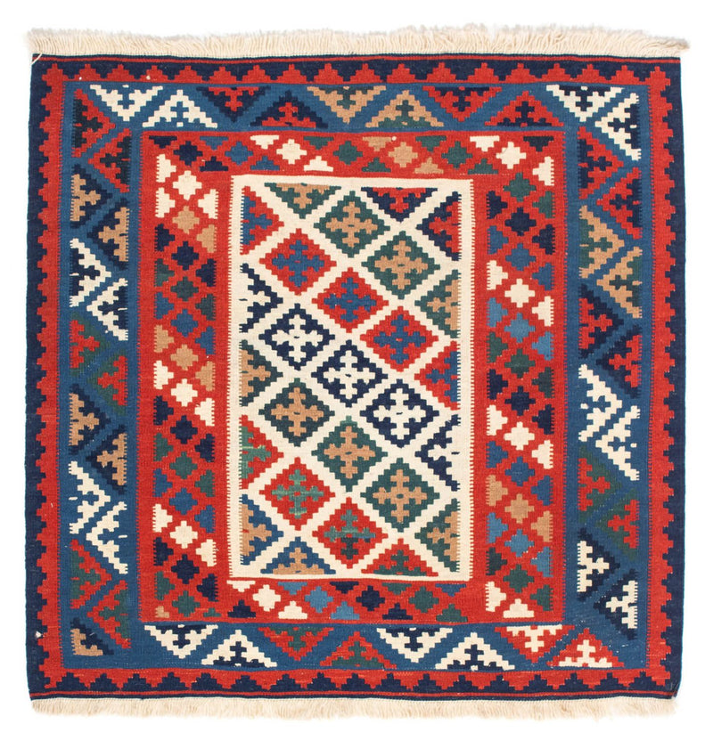 Kelim Teppich - Oriental 105 x 104 cm - mehrfarbig