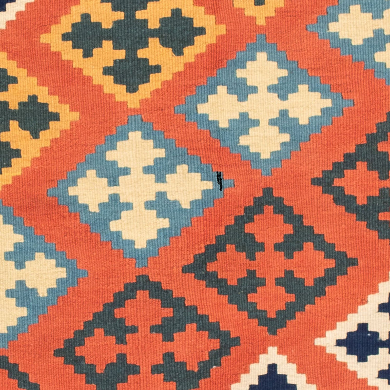 Kelim Teppich - Oriental 106 x 106 cm - orange