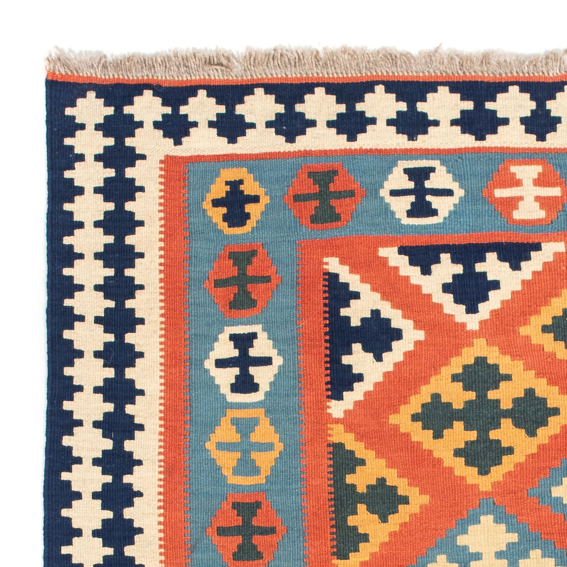 Kelim Teppich - Oriental 106 x 106 cm - orange