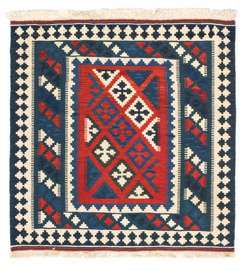 Kelim Teppich - Oriental 105 x 102 cm - mehrfarbig