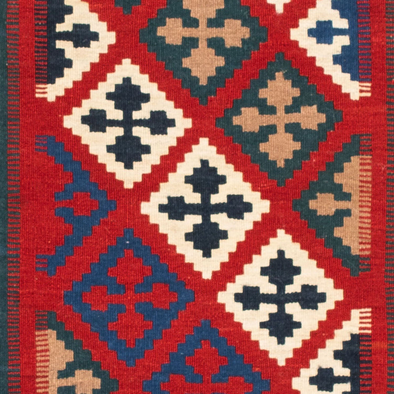 Kelim Teppich - Oriental 104 x 98 cm - blau