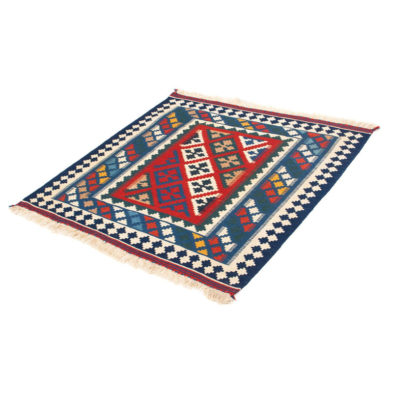 Kelim Teppich - Oriental 104 x 98 cm - blau