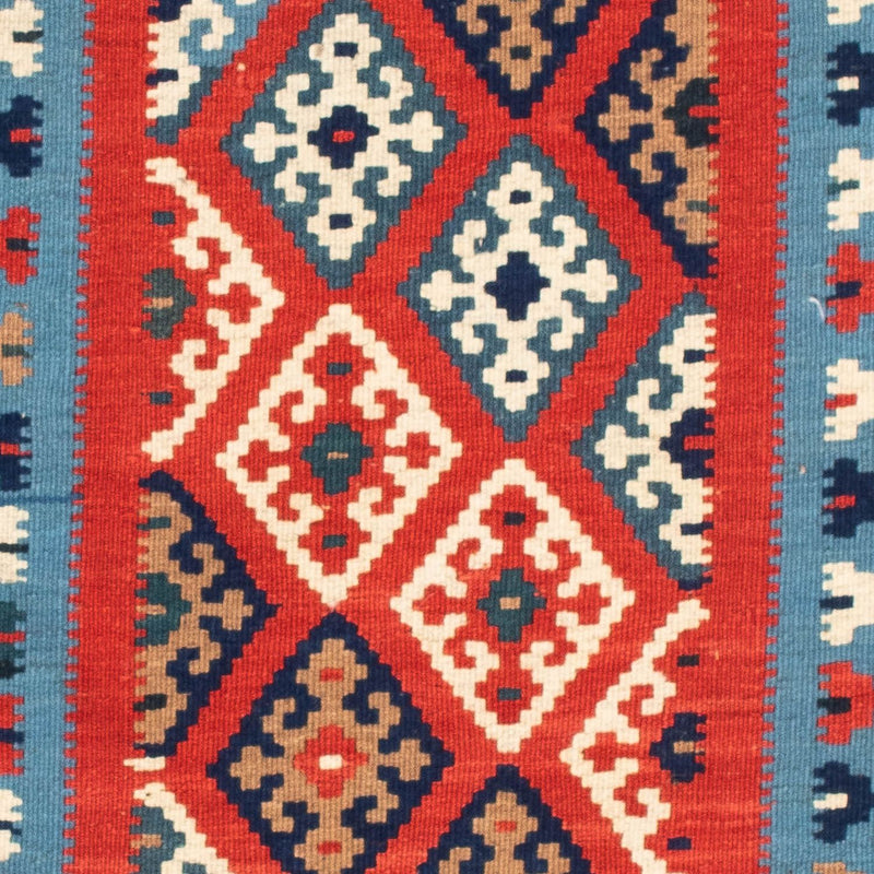 Kelim Teppich - Oriental 104 x 100 cm - mehrfarbig