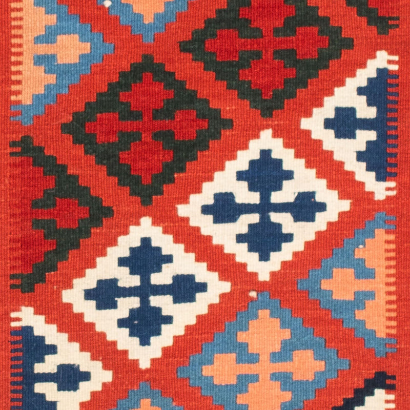 Kelim Teppich - Oriental 118 x 102 cm - blau
