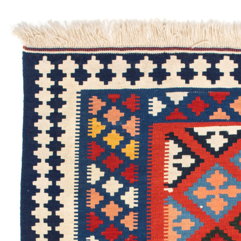 Kelim Teppich - Oriental 118 x 102 cm - blau