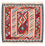 Kelim Teppich - Oriental 108 x 105 cm - rot